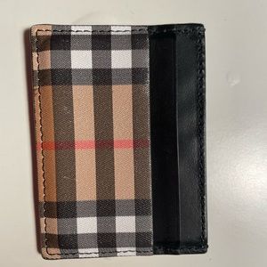 Burberry Vintage Check Card Holder